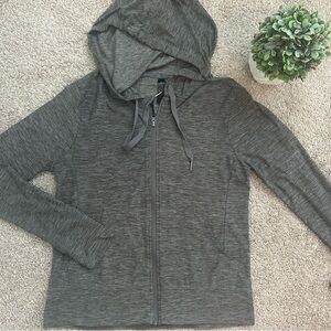 Charcoal Women's Zip-Up Cardigan